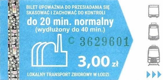 Łódź – zmiany w cenniku od 01.05.2021