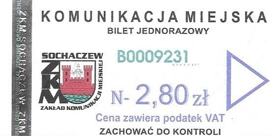 Sochaczew – zmiana wzoru biletów oraz karnetów