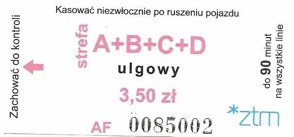 Poznań – zmiana cen od 1 sierpnia 2019