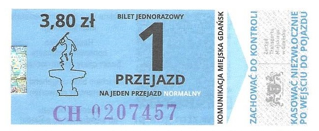 Gdańsk – bilety z kodem 2D