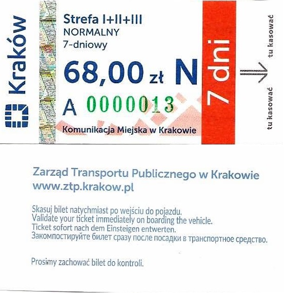 Kraków – podwyżka cen biletów od 01.02.2021