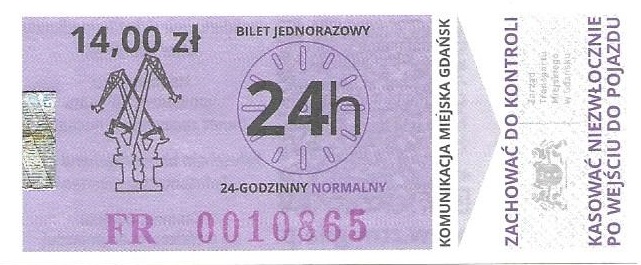 Gdańsk – nowa seria na biletach