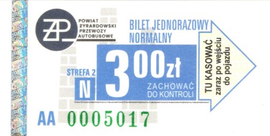 Żyrardowskie Przewozy Powiatowe z nowościami biletowymi